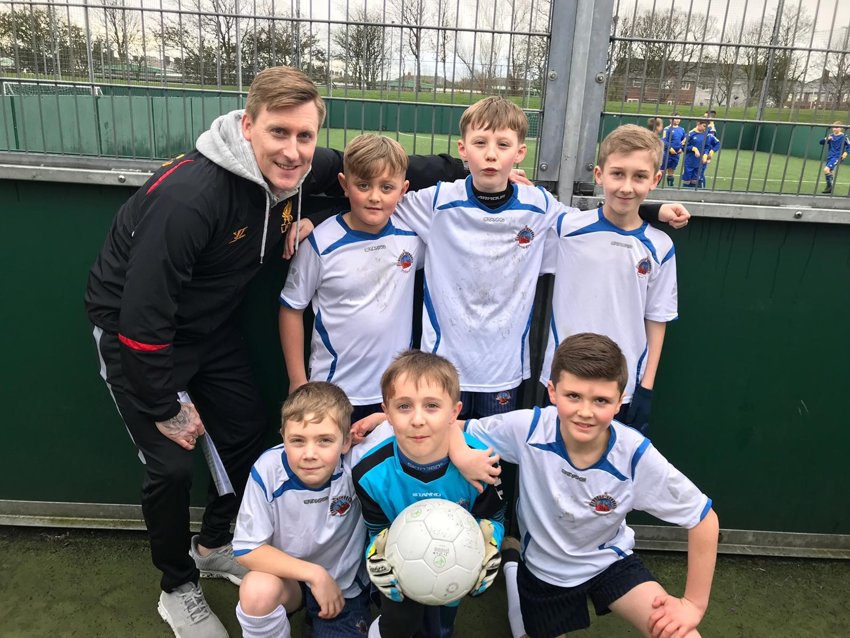 Image of Year 5/6 football team March 2019